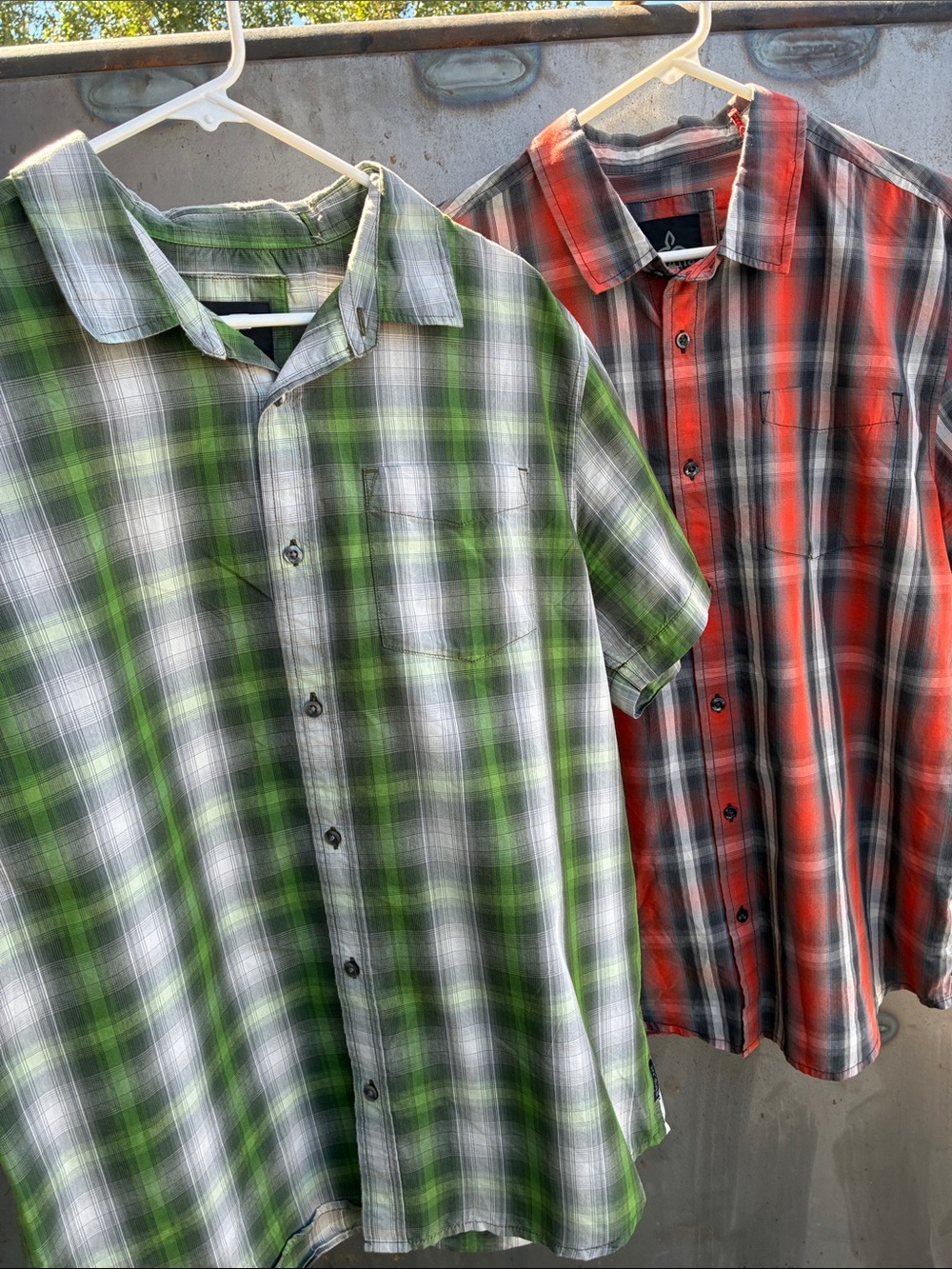 prAna Men’s Plaid Button Up Shirt Bundle